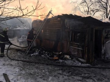 Пожежа на Волині: горів житловий будинок Пожежа на Волині: горів житловий будинок